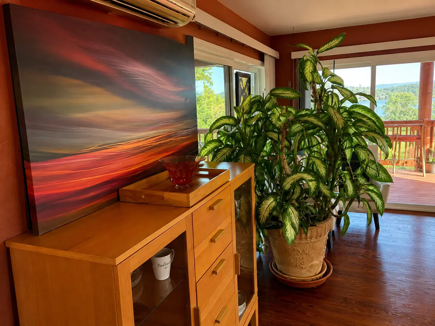 Welcoming Entry home altar space