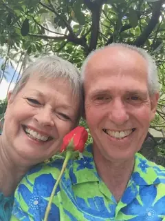 Betty Lue and Robert in Middletown in 2016