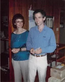 Betty Lue and Robert in Skyland in 1986